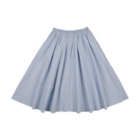 Kin And Kin Gathered Short Skirt - Light Blue