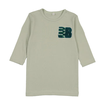 Bonjoy Sherpa Patch Short Sleeve T-Shirt - Girl - Mint Green
