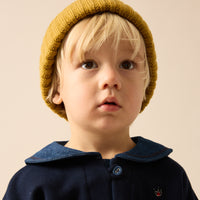 Analogy by Lil Legs Navy Sweet Campaign Toddler Sailor Collar Set - Boy