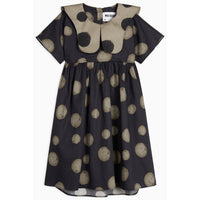 Wolf & Rita Polka Black Girl Dress Silvia Woven