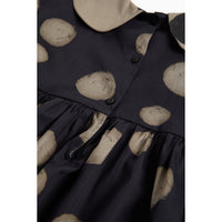 Wolf & Rita Polka Black Girl Dress Silvia Woven