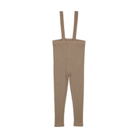 Lil Legs Suspender Leggings Taupe