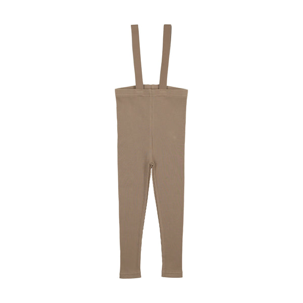 Lil Legs Suspender Leggings Taupe