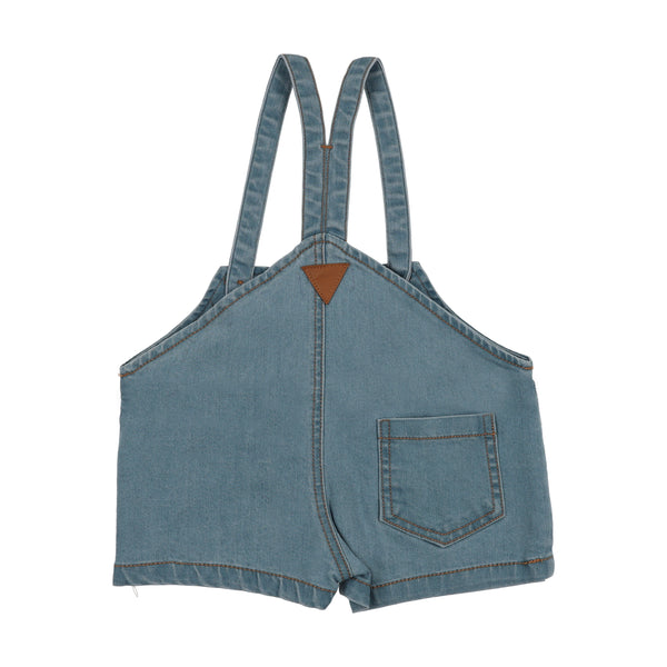 Kin And Kin Chambray Overall - Blue Chambray