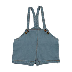 Kin And Kin Chambray Overall - Blue Chambray