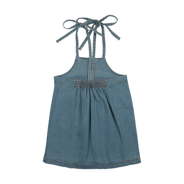 Kin And Kin Chambray Jumper - Blue Chambray