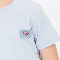 Crew Kids Blue Denim Patch Tee