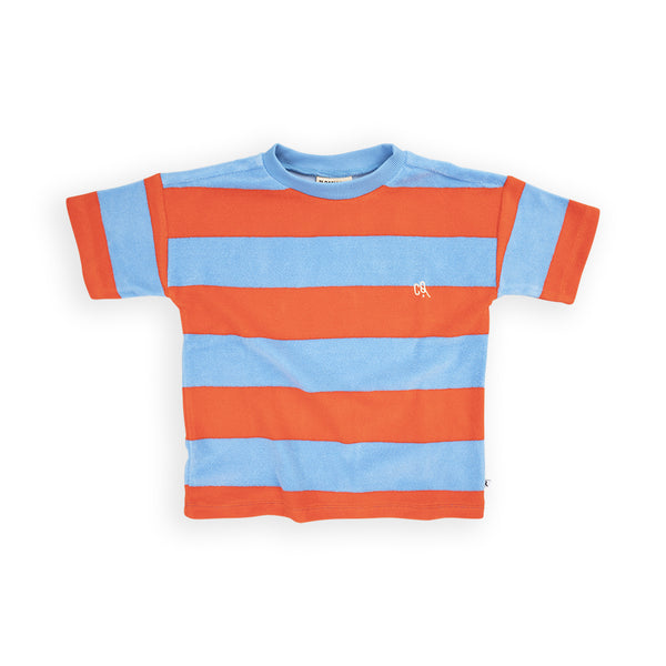 Carlijnq Stripes Red/Blue T-Shirt Oversized