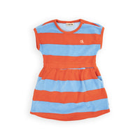 Carlijnq Stripes Red/Blue Regular Fit Dress