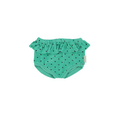 Piupiuchick Green W/ Black Hearts Allover High Waisted Shorties