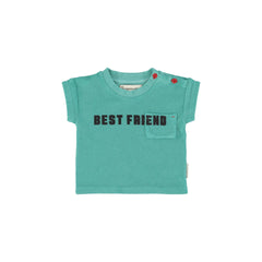Piupiuchick Turquoise W/ "Best Friend" Print T'Shirt