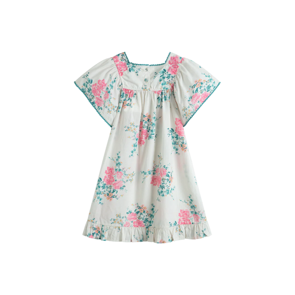 Cera Una Volta Luna Dress Pink Roses