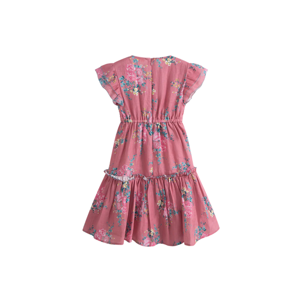 Cera Una Volta Ester Dress Pink Flowers