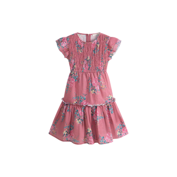 Cera Una Volta Ester Dress Pink Flowers