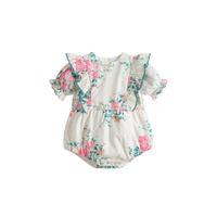 Cera Una Volta Nina Romper Pink Roses