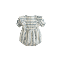 Cera Una Volta Nina Romper Blue Stripes