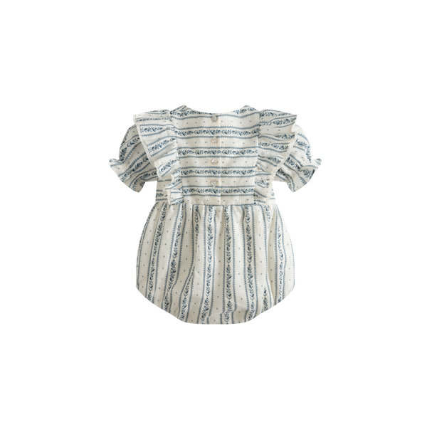 Cera Una Volta Nina Romper Blue Stripes