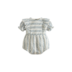 Cera Una Volta Nina Romper Blue Stripes