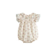 Cera Una Volta Roberta Romper Cream Flower