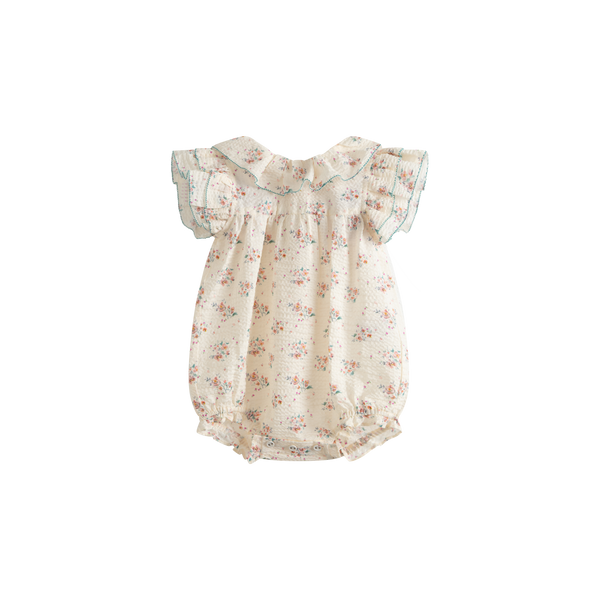 Cera Una Volta Roberta Romper Cream Flower