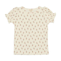 Analogie By Lil Legs Short Sleeve Tee Floral Cluster