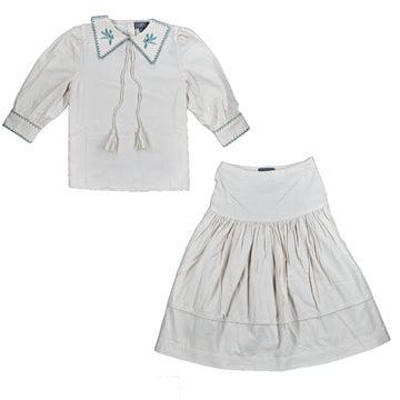 Sweet Threads Off-White Olivia Set