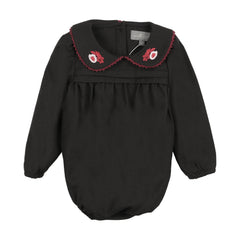 Sweet Threads Black Marcella Romper