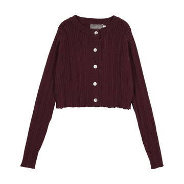 Sweet Threads Maroon Samarah Cardigan