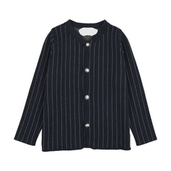 Sweet Threads Navy Stripe Orian Blazer