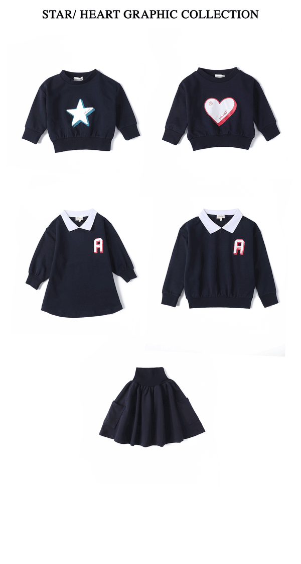 Anecdote Navy Graphic Sweatshirt