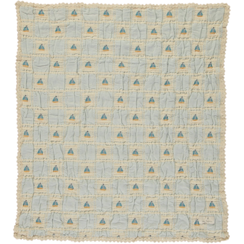 Bebe Organic Atlantic Boat Patchwork Sailor Special Blanket