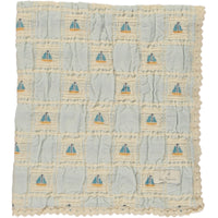 Bebe Organic Atlantic Boat Patchwork Sailor Special Blanket