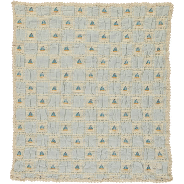 Bebe Organic Atlantic Boat Patchwork Sailor Special Blanket