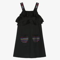 Sonia Rykiel 09b Black Strappy Dress