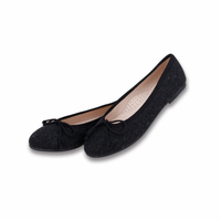 Camille Lucie Black Grey wool