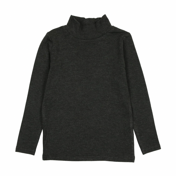 Analogie By Lil Legs Bamboo Mockneck Grey