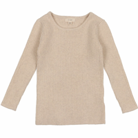 Lil Legs Knit Crewneck Sweater Ecru