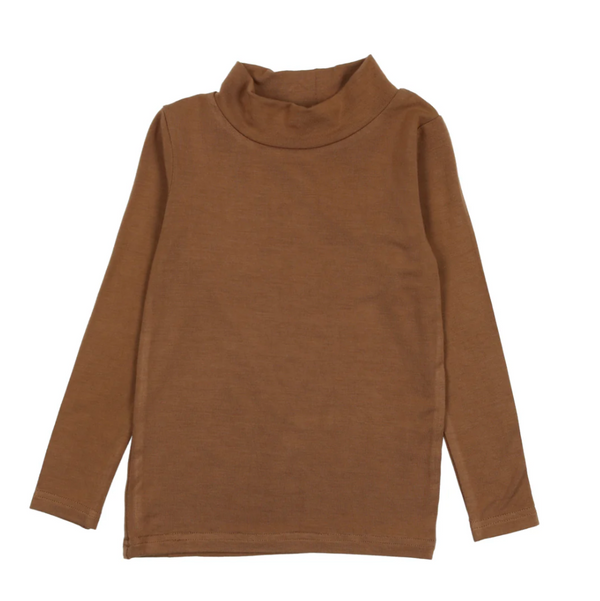 Analogie By Lil Legs Bamboo Mockneck Camel