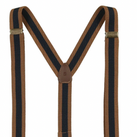 Analogie By Lil Legs Suspenders Navy/Camel