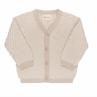 Looms Bubble Knit Collection Beige Cardigan