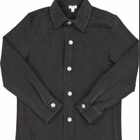 Bonjoy Boys Black Denim Long Sleeve Shirt (BTE002TB)