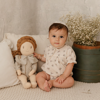 Bonjoy Floral Dot Polished Cotton Bonnet