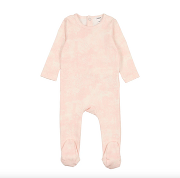 Bonjoy Light Pink Toile Footie