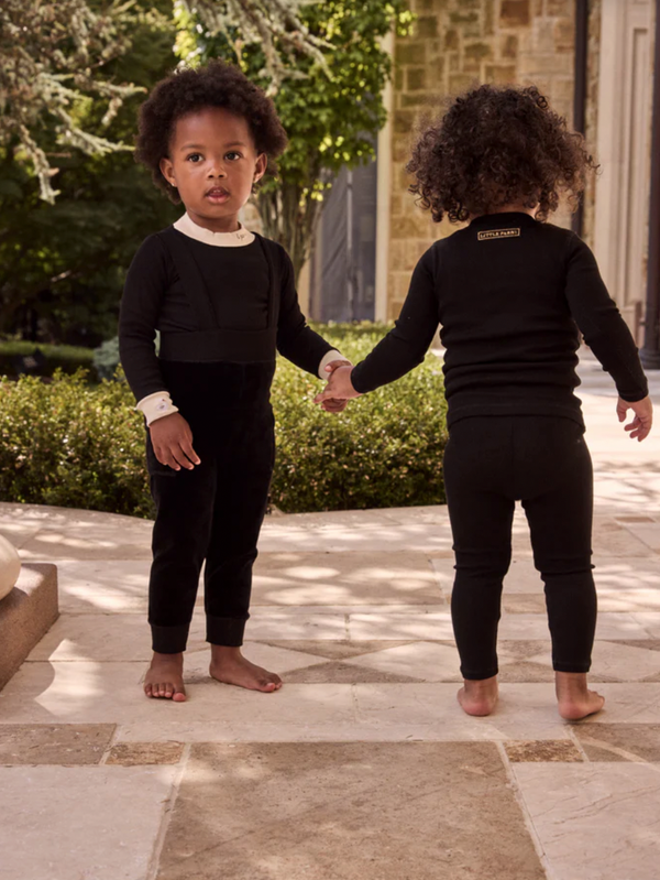 Little Parni Black Toddler Rhinestone Set (K546)