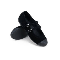 Camille Estella Black Suede Shoes