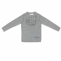 Coco Blanc Grey Ruffle Bib Legging Set (CB2045B)