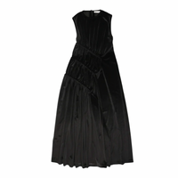 Urban Edge Black Ruched Maxi Cardi