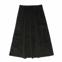 Urban Edge Black Cord Paneled Skirt