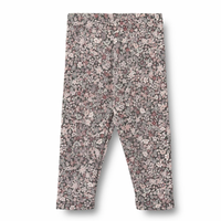 Wheat Purple Stone Flowers  Jersey Legggings Jules