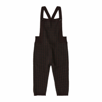 Fub Dark Navy/Burnt Amber Baby Checked Overalls (6925 AW)
